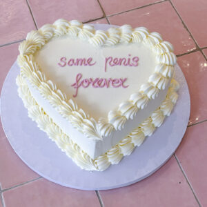 Same Penis Forever Wedding Cake