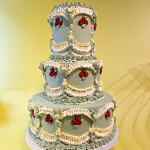 Victorian Rose Vintage Wedding Cake